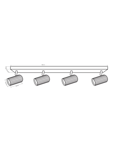 Lampa sufitowa NICEA 23507