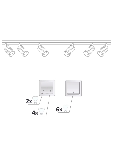 Lampa sufitowa NICEA 23453
