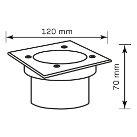 Oprawa najazdowa MIVO 333599 LED IP67