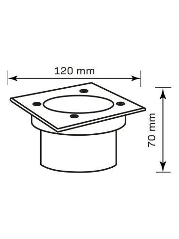 Oprawa najazdowa MIVO 333599 LED IP67