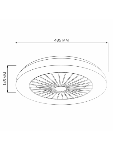 Lampa sufitowa/Wentylator LIBYA 325792