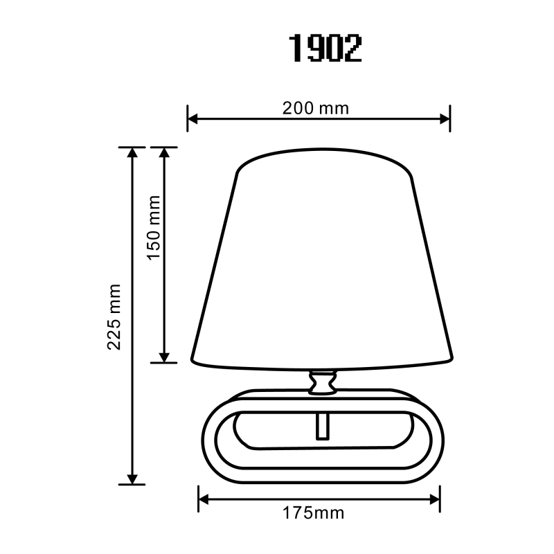 Lampa stołowa 1902