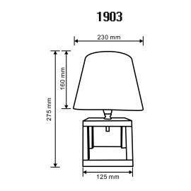 Lampa stołowa 1903