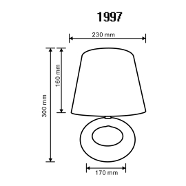 Lampa stołowa 1997
