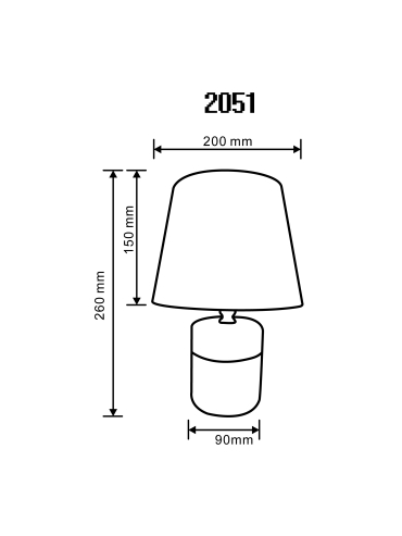 Lampa stołowa 2051