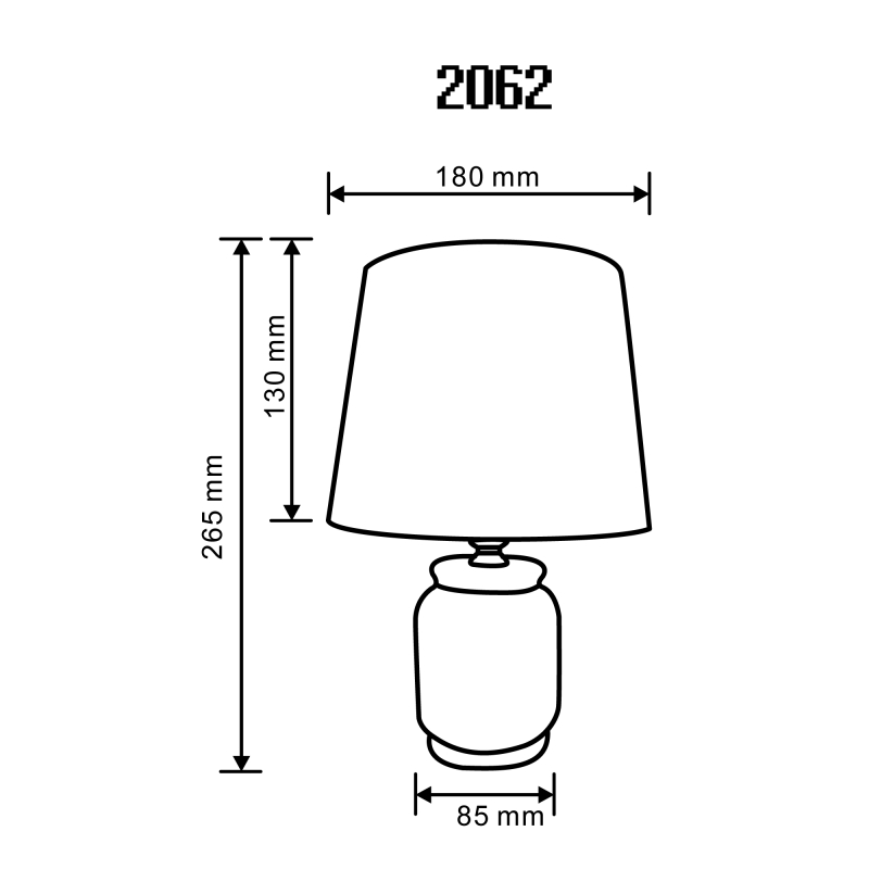 Lampa stołowa 2062