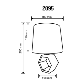 Lampa stołowa 2095