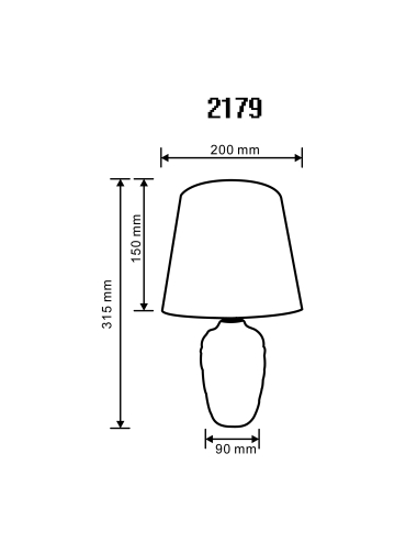 Lampa stołowa 2179