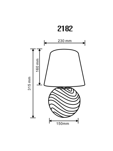 Lampa stołowa 2182