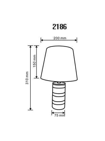 Lampa stołowa 2186