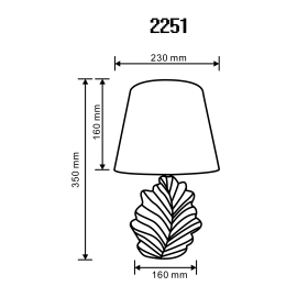 Lampa stołowa 2251