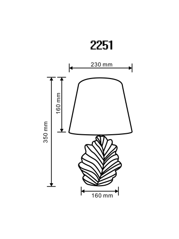 Lampa stołowa 2251