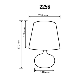 Lampa stołowa 2256
