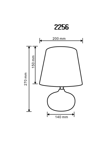 Lampa stołowa 2256