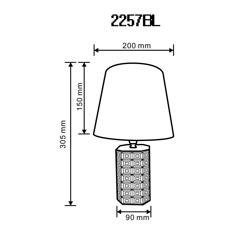 Lampa stołowa 2257