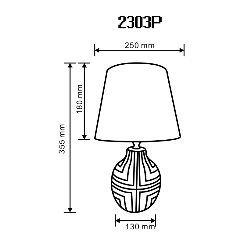 Lampa stołowa 2303