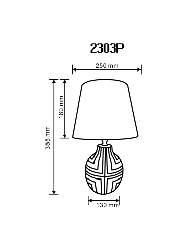 Lampa stołowa 2303