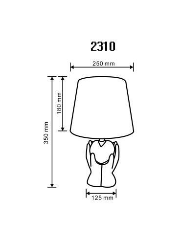 Lampa stołowa 2310