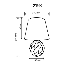 Lampa stołowa 2193