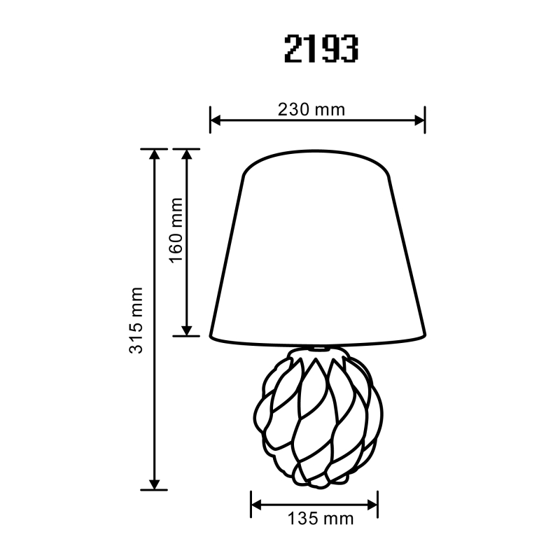 Lampa stołowa 2193