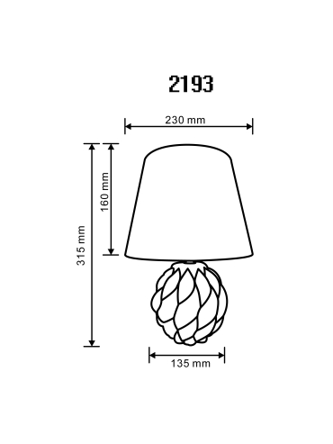 Lampa stołowa 2193