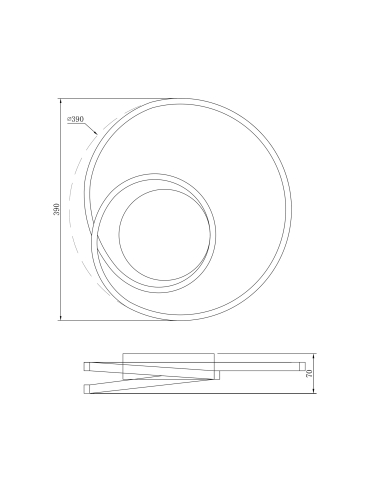 Lampa sufitowa WILLIS 4103-1WH