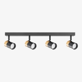 Lampa sufitowa FORI OB-2204BD-4-BK