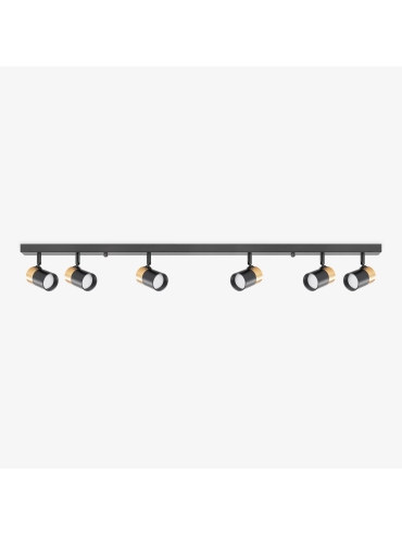 Lampa sufitowa FORI OB-2204BD-6-BK