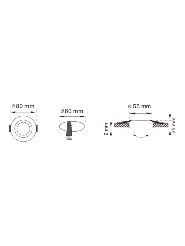 Spot CHUCK DL ROUND BLACK 92700-N