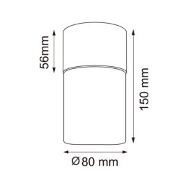 Spot VETRO OB2221BD-1-GLD