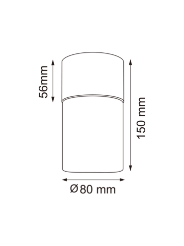 Spot VETRO OB2221BD-1-GLD