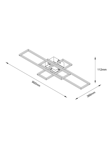 Lampa sufitowa LUMENZ PS-0632CC03