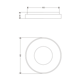 Lampa sufitowa ESPINO YL-CCT-04