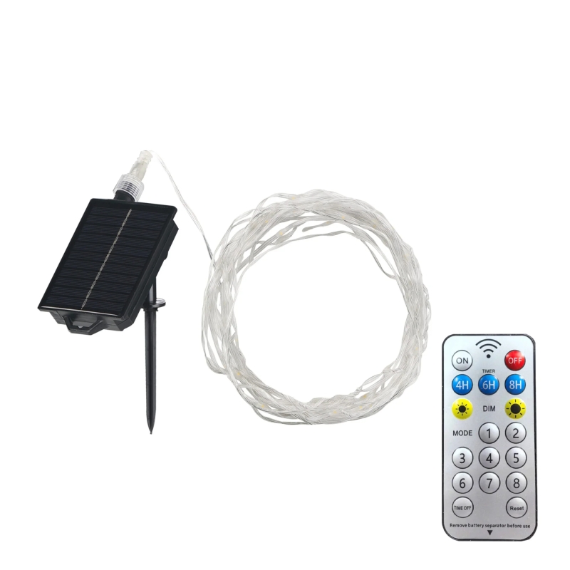 Łańcuch solarny z pilotem 330222