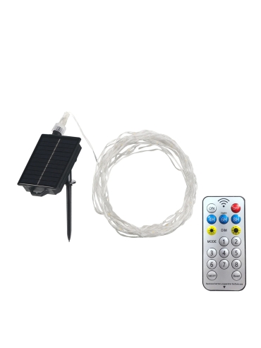 Łańcuch solarny z pilotem 330222