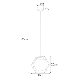 Lampa wisząca FAVO K-4785