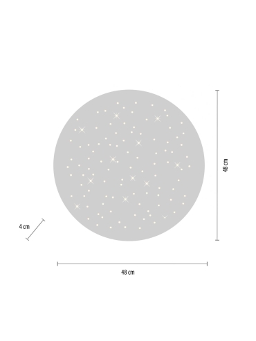 Lampa sufitowa SPARKLE 14673-16-O