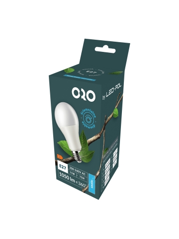 Żarówka LED ORO-ATOS-E27-A60-12W-CW 6500K