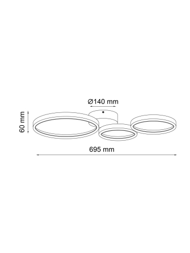 Lampa sufitowa FLAMENCO 331014