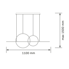 Lampa wisząca LAURA 331809