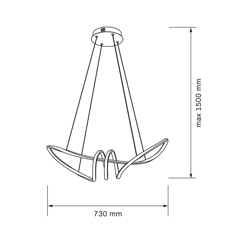 Lampa wisząca FLAVIA 331847