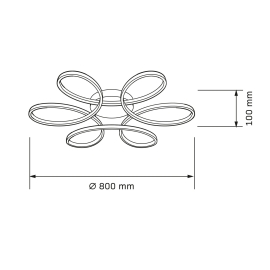 Lampa sufitowa FIORE 331823