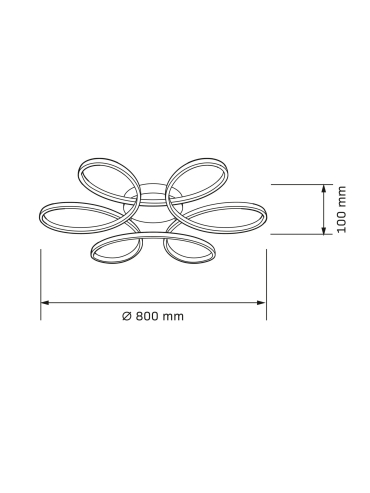 Lampa sufitowa FIORE 331823