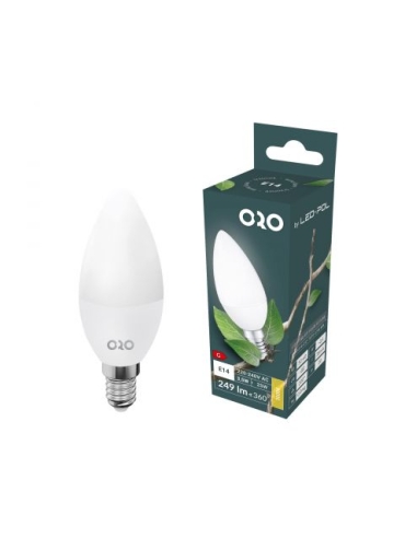 Żarówka ORO-E14-C37-TOTO-3,5W-CW 3000K