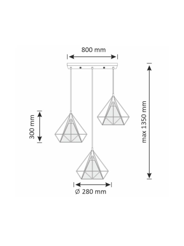 Lampa wisząca HIRA 318565