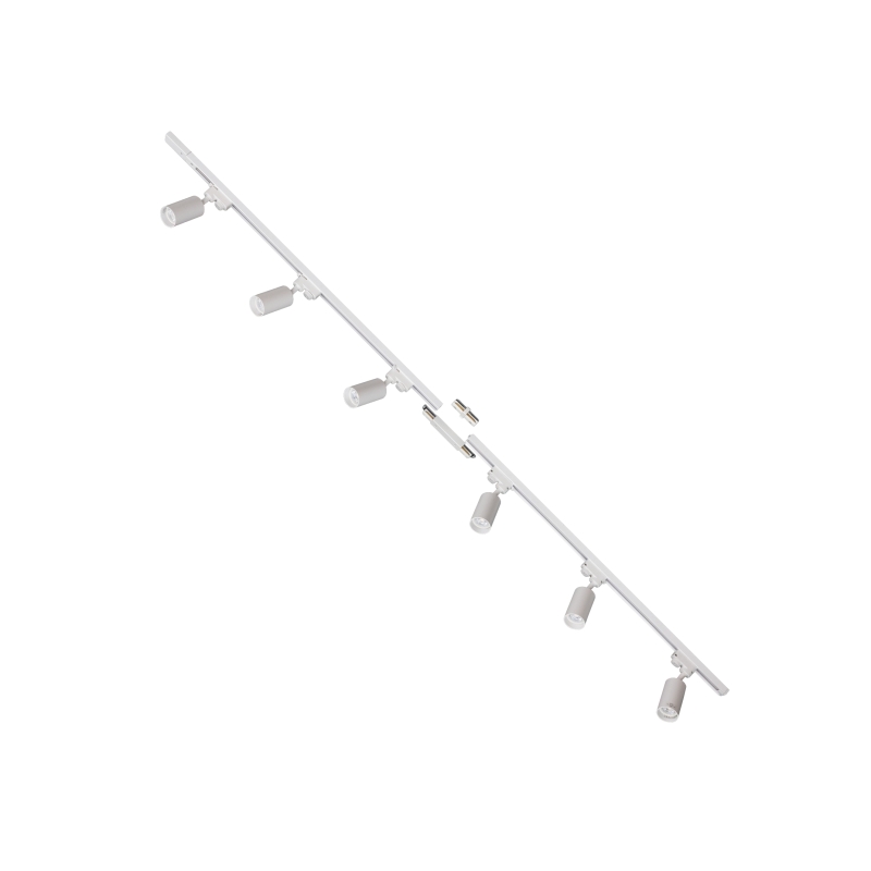 Zestaw 6 szynoprzewody jednoobwodowe white 3046