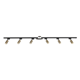 Zestaw 6 szynoprzewody jednoobwodowe black-gold 3022
