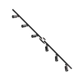 Zestaw 7 szynoprzewody jednoobwodowe black 3025
