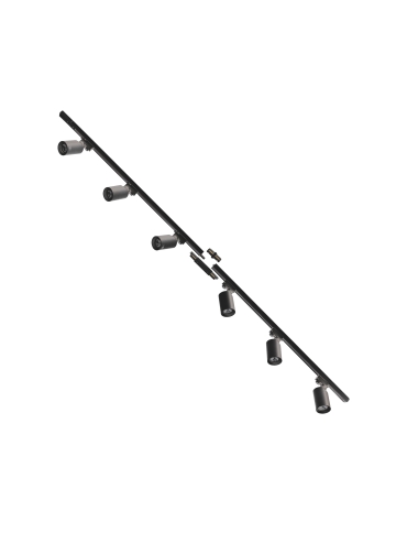 Zestaw 7 szynoprzewody jednoobwodowe black 3025