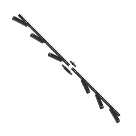 Zestaw 9 szynoprzewody jednoobwodowe black 3027